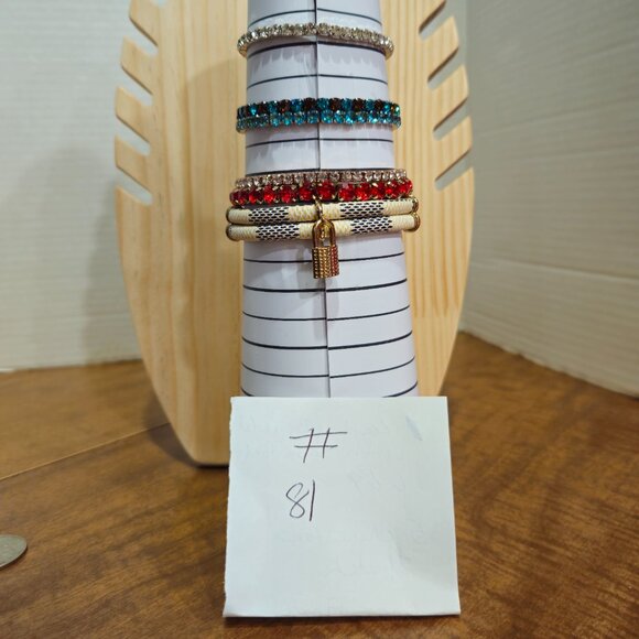 Stretchy Bracelets Lot Jewelry Lot #81 - Picture 7 of 7